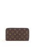 Louis Vuitton 100% Coatead Canvas Brown Zippy Wallet Monogram Canvas One size - photo 1