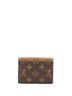 Louis Vuitton 100% Coatead Canvas Brown Rosalie Coin Purse Reverse Monogram Canvas One size - photo 4
