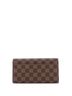 Louis Vuitton 100% Coatead Canvas Brown Sarah Wallet NM Damier One size - photo 4
