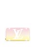 Louis Vuitton 100% Coatead Canvas Multi Color Pink Yellow Zippy Wallet By The Pool Monogram Giant One size - photo 1