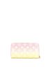 Louis Vuitton 100% Coatead Canvas Multi Color Pink Yellow Zippy Wallet By The Pool Monogram Giant One size - photo 4