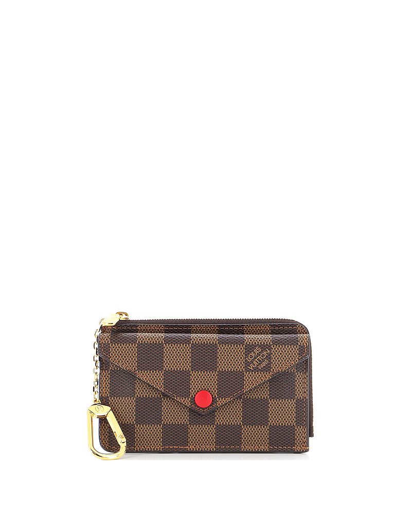 Louis Vuitton 100% Coatead Canvas Brown Recto Verso Card Holder Damier One size - photo 1