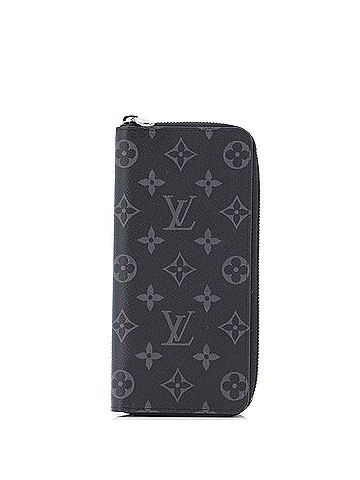Louis Vuitton Zippy Wallet Monogram Eclipse Canvas Vertical (view 1)