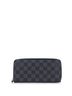 Louis Vuitton 100% Coatead Canvas Black Zippy Wallet Monogram Eclipse Canvas Vertical One size - photo 1