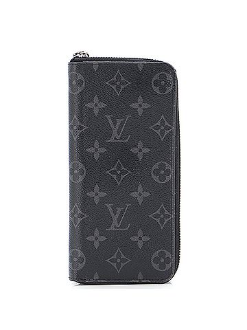 Louis Vuitton Zippy Wallet Monogram Eclipse Canvas Vertical (view 1)