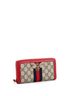 Gucci 100% Coatead Canvas Brown Queen Margaret Web Zip Wallet GG Coated Canvas One size - photo 3