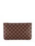 Louis Vuitton 100% Coatead Canvas Brown Neverfull Pochette Damier Large One size - photo 1