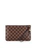 Louis Vuitton 100% Coatead Canvas Brown Neverfull Pochette Damier Large One size - photo 4