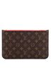 Louis Vuitton 100% Coatead Canvas Brown Neverfull Pochette Monogram Canvas Large One size - photo 1