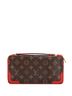 Louis Vuitton 100% Coatead Canvas Brown Red Daily Organizer Wallet Monogram Canvas One size - photo 1