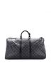 Louis Vuitton 100% Coatead Canvas Black Keepall Bandouliere Bag Monogram Eclipse Canvas 55 One size - photo 4