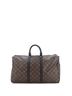 Louis Vuitton 100% Coatead Canvas Brown Keepall Bandouliere Bag Macassar Monogram Canvas 45 One size - photo 4