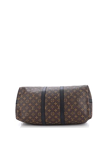 Louis Vuitton Keepall Bandouliere Bag Macassar Monogram Canvas 45 (view 2)