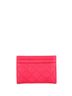 Chanel 100% Leather Pink Boy Card Holder Quilted Caviar One size - photo 4