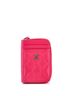 Chanel 100% Leather Pink CC Card Holder Zip Coin Purse Quilted Caviar One size - photo 1