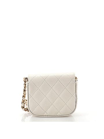Chanel Classic Square Flap Clutch with Chain Quilted Caviar Mini (view 2)
