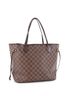 Louis Vuitton 100% Coatead Canvas Brown Neverfull Tote Damier MM One size - photo 3