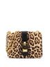 Valentino Garavani 100% Hair Brown B-Rockstud Shoulder Bag Printed Calf Hair Medium One size - photo 1