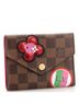 Louis Vuitton 100% Coatead Canvas Brown Victorine Wallet Limited Edition Patches Damier One size - photo 4