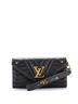 Louis Vuitton 100% Leather Black New Wave Wallet Quilted Leather One size - photo 1