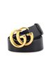 Gucci 100% Leather Black GG Marmont Belt Leather Wide One size - photo 1