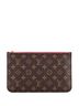Louis Vuitton 100% Coatead Canvas Brown Neverfull Pochette Monogram Canvas Large One size - photo 1