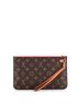 Louis Vuitton 100% Coatead Canvas Brown Neverfull Pochette Monogram Canvas Large One size - photo 4
