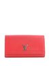 Louis Vuitton 100% Leather Red Lockme II Wallet Calfskin One size - photo 1