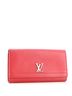 Louis Vuitton 100% Leather Red Lockme II Wallet Calfskin One size - photo 3