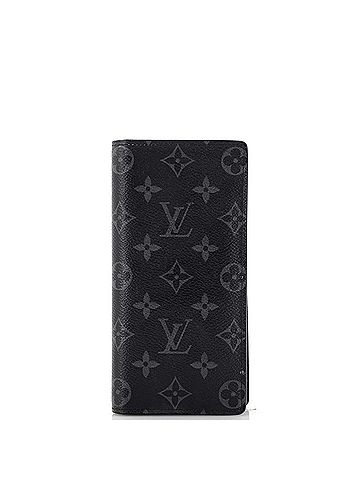 Louis Vuitton Brazza Wallet Monogram Eclipse Canvas (view 1)