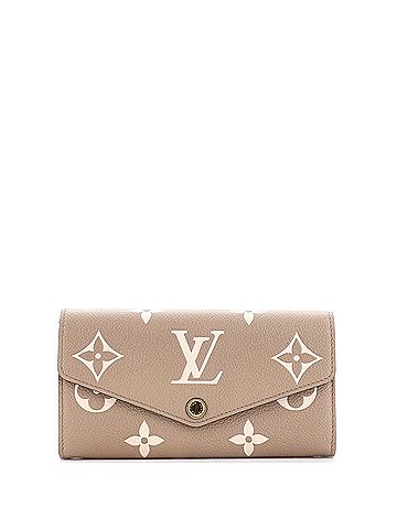 Louis Vuitton Sarah Wallet NM Bicolor Monogram Empreinte Giant (view 1)