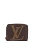 Louis Vuitton 100% Coatead Canvas Brown Zippy Coin Purse Reverse Monogram Giant One size - photo 1