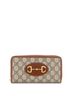 Gucci 100% Coatead Canvas Brown Horsebit 1955 Zip Around Wallet GG Coated Canvas Long One size - photo 1