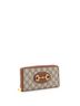 Gucci 100% Coatead Canvas Brown Horsebit 1955 Zip Around Wallet GG Coated Canvas Long One size - photo 3