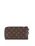 Louis Vuitton 100% Coatead Canvas Brown Zippy Dragonne Wallet Macassar Monogram Canvas One size - photo 4