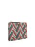 Gucci 100% Coatead Canvas Brown Green Red Wristlet Zip Pouch Printed GG Coated Canvas Large One size - photo 3