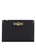 Gucci 100% Leather Black Zumi Zip Pouch Leather Medium One size - photo 1