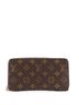 Louis Vuitton 100% Coatead Canvas Brown Zippy Wallet Monogram Canvas One size - photo 1