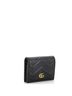 Gucci 100% Leather Black GG Marmont Card Case Wallet Matelasse Leather One size - photo 3