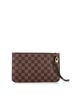 Louis Vuitton 100% Coatead Canvas Brown Neverfull Pochette Damier Large One size - photo 4