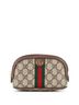 Gucci 100% Coatead Canvas Brown Ophidia Cosmetic Case GG Coated Canvas Medium One size - photo 1
