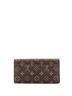Louis Vuitton 100% Coatead Canvas Brown Sarah Wallet NM Monogram Canvas One size - photo 4