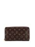 Louis Vuitton 100% Coatead Canvas Brown Zippy Organizer Monogram Canvas One size - photo 1