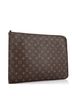 Louis Vuitton 100% Coatead Canvas Brown Poche Documents Monogram Canvas One size - photo 3