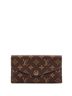 Louis Vuitton 100% Coatead Canvas Brown Sarah Wallet NM Monogram Canvas One size - photo 1