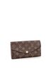 Louis Vuitton 100% Coatead Canvas Brown Sarah Wallet NM Monogram Canvas One size - photo 3