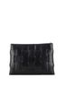 Bottega Veneta 100% Leather Black Zip Pouch Maxi Intrecciato Leather Large One size - photo 4