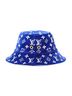 Louis Vuitton 100% Velvet Blue Bucket Hat LV Match Monogram Jacquard Velvet One size - photo 2