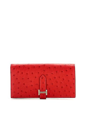 Hermès Bearn Wallet Ostrich Long (view 1)