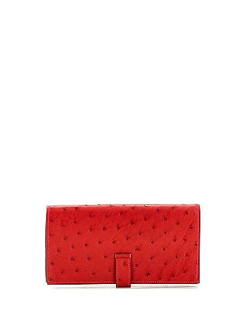 Hermès Bearn Wallet Ostrich Long (view 2)